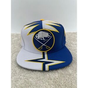 Buffalo Sabres Hat Cap Snap Back Mens Blue Lightning Mitchell Ness NHL Hockey
